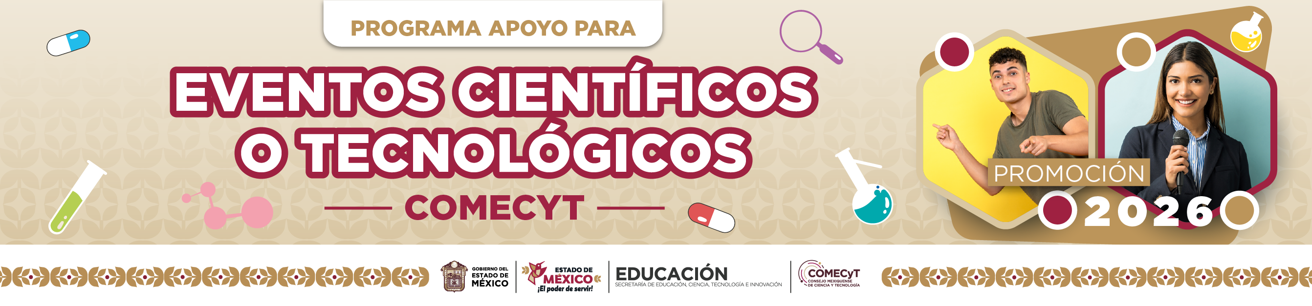 Apoyo para Eventos Científicos o Tecnológicos COMECyT CERRADA