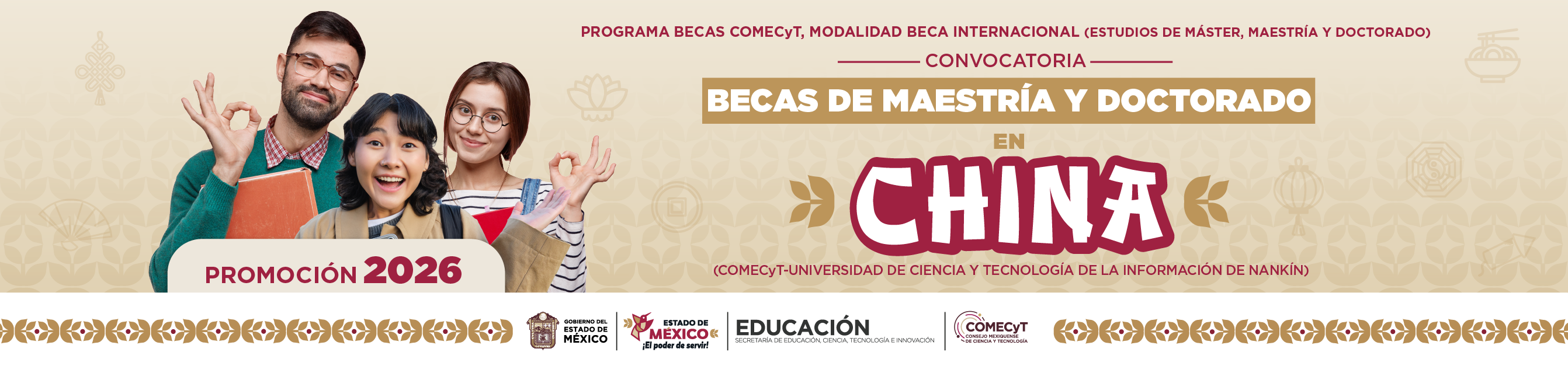 Becas de Maestría y Doctorado en China